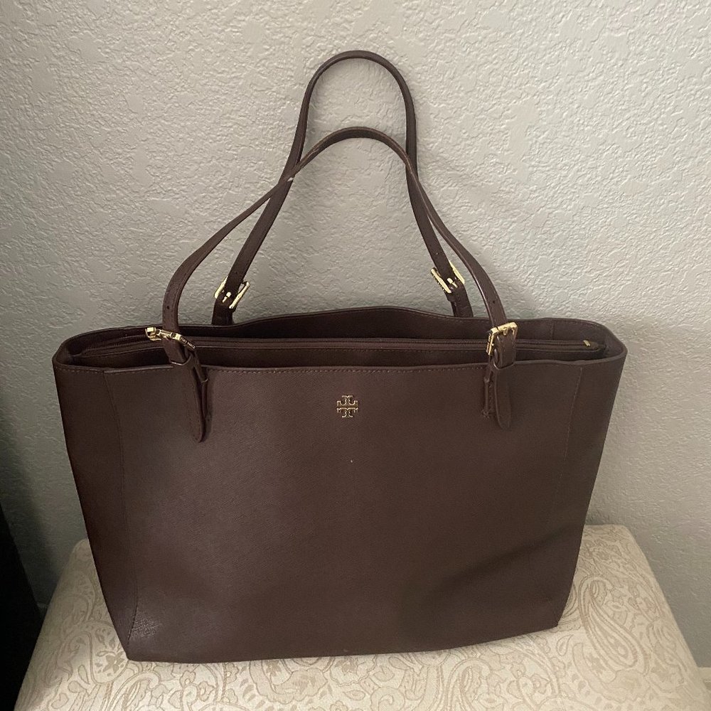 Tory Burch Large Tote- Mocha color